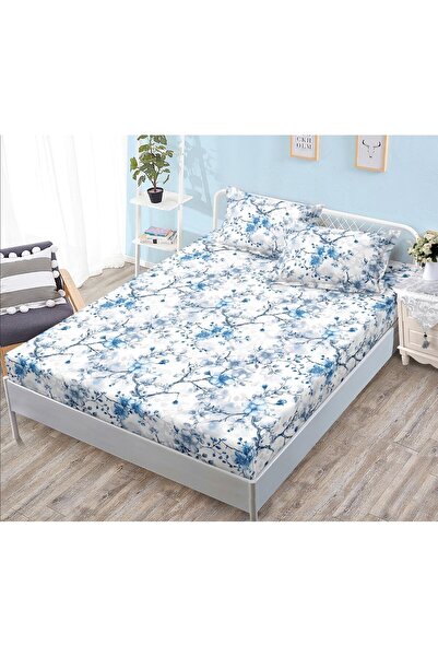 Casa de Vis Fitted sheet with elastic + 2 pillowcases, 160/200, Online, JE-28