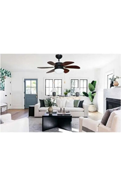 fullreyon 60 Watt, 6 Kanatlı, 30 İnç, Kumandasız Tavan Vantilatörü, E27 Duylu...