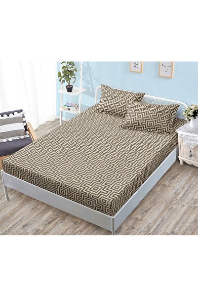 Casa de Vis Cearșaf cu elastic + 2 fețe de pernă, 160/200, Online, JE-20