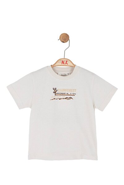 NK Baby Boy Rain Forest Tshirt 1-4 Years Cream