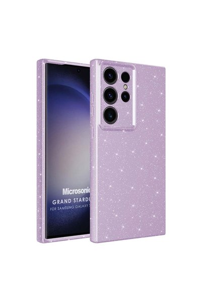 Microsonic Samsung Galaxy S23 Ultra Case Grand Stardust Lilac