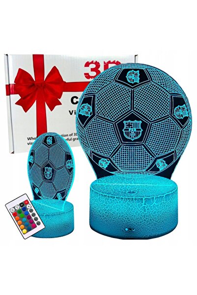 Other Lampă de birou de noapte pentru copii FC Barcelona fotbal HERB 16 LED 3...