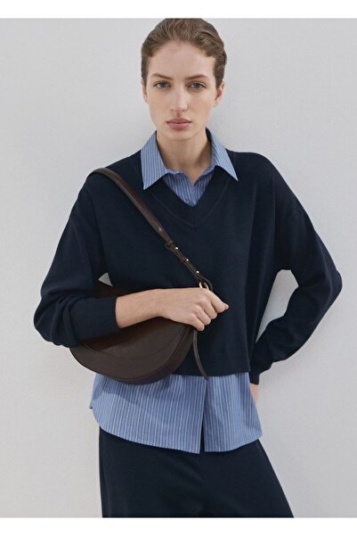 MANGO Woman Kombine gömlek kazak