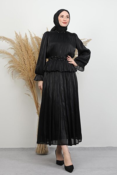 lizatesettür Bensu Yoryo Takım Abiye Siyah