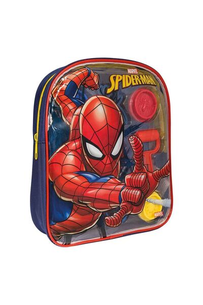 OEM Disney Spiderman plasticine backpack – Set of 4 containers + 5 accessorie...