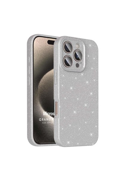 Microsonic iPhone 16 Pro Max Case Grand Stardust Silver