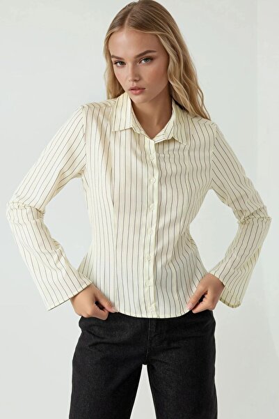 Hiccup Slim Fit Çizgili Gömlek