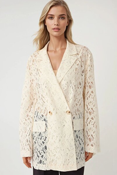 Hiccup Floral Lace Long Sleeve Jacket Pika Collection