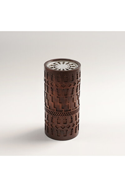 homez Wooden Oud Burner Roshn Collection, 8*8*17Cm