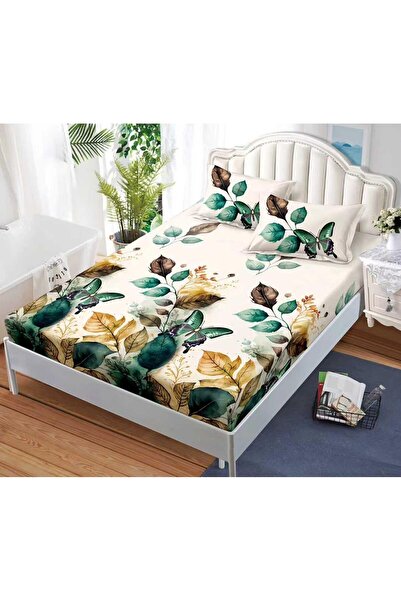 Casa de Vis Fitted sheet with elastic + 2 pillowcases, 160/200, Online, JE-57