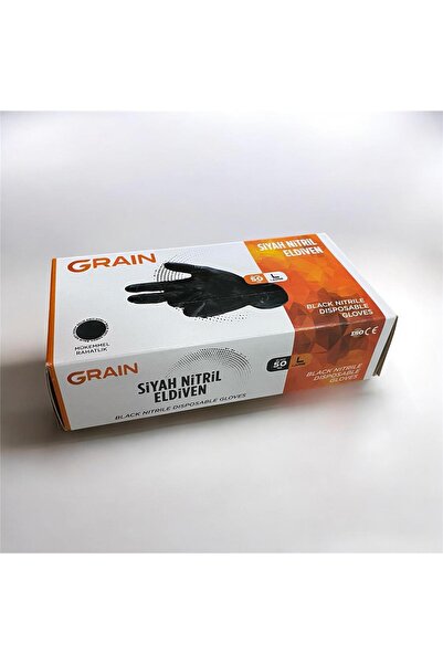 Grain SİYAH NİTRİL ELDİVEN L 50 ADET