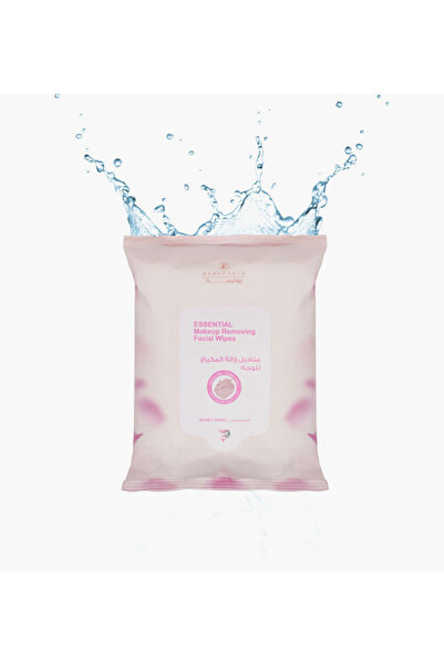 Beautysta مجموعة من 30 منديل لإزالة المكياج برائحة الورد