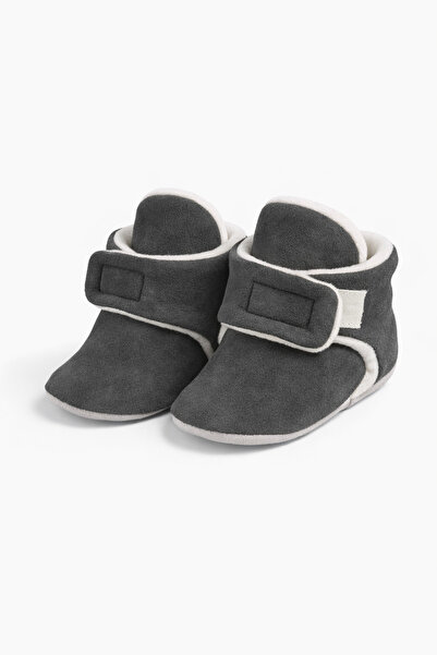 ELYA BABY Bebek Çocuk Pandufu Cırtlı Kaymaz Yumuşak Taban Ev Ayakkabısı