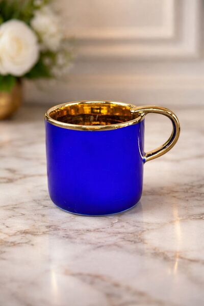 YzHome Porcelain Gilded Gold Mug 220ml