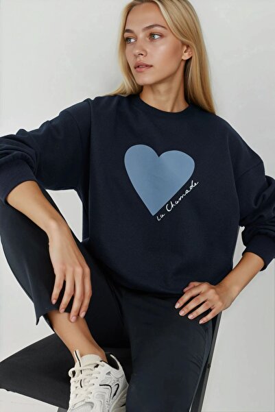 Hiccup Світшот з круглим коміром з принтом