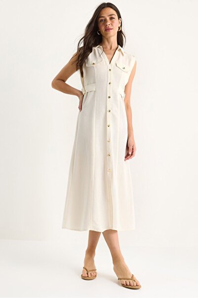 Hiccup Rochie midi cu detalii de curea LUCCI