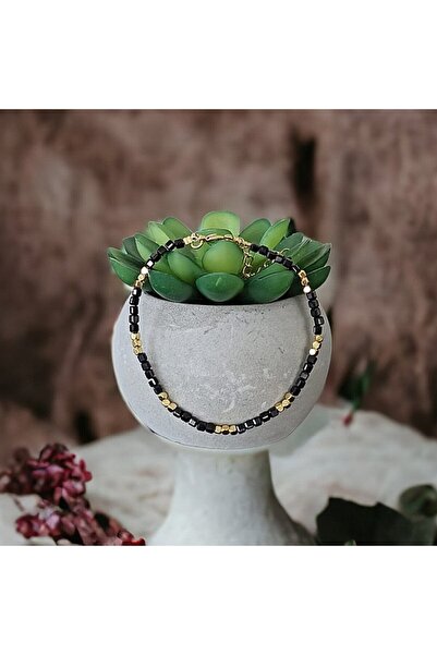 Ezera Brățară Boho din cristale de spinel negru