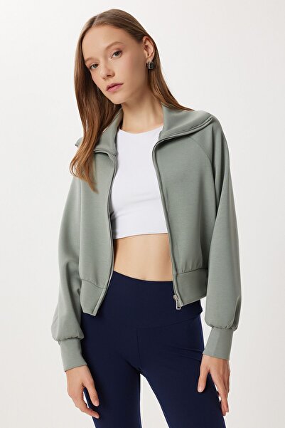 Hiccup ISTANBUL high-neck zip-up sweatshirt