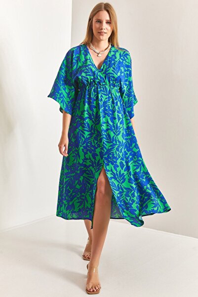 Hiccup Bianco Lucci wrap-around dress with front Slit