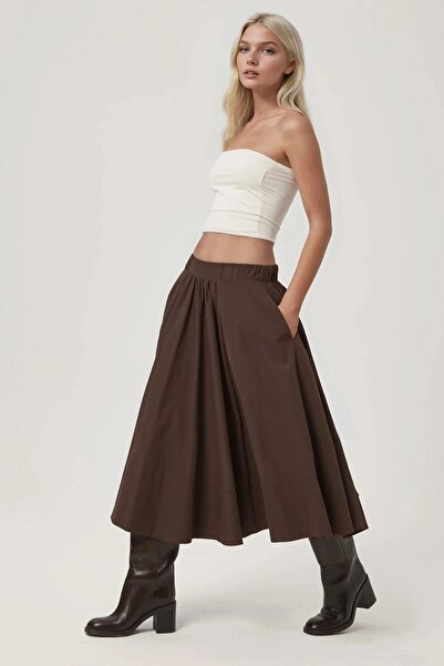 Hiccup Fustă maxi cu croială în formă de A