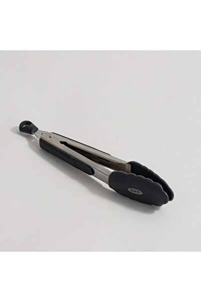 Oxo stainless steel locking tongs 23cm, black