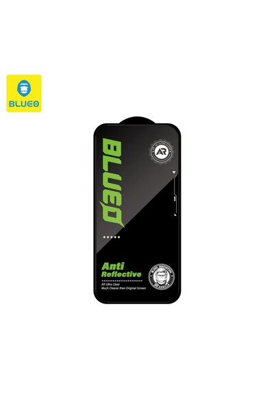 BLUEO واقي شاشة زجاجي متوافق مع iPhone 17 Air بتقنية AR المضادة للانعكاس