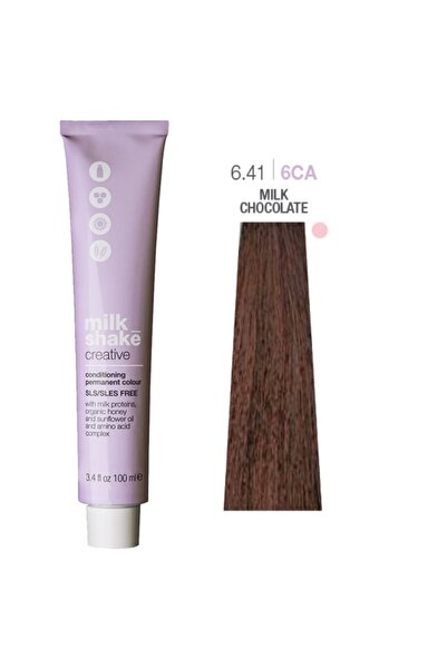 Milkshake Milkshake, Creative, fără SLS/SLES, vopsea de păr permanentă, cioco...