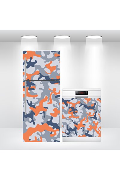 Bigaimaj Folie autoadezivă pentru ușă frigider și mașină de spălat vase, cu m...