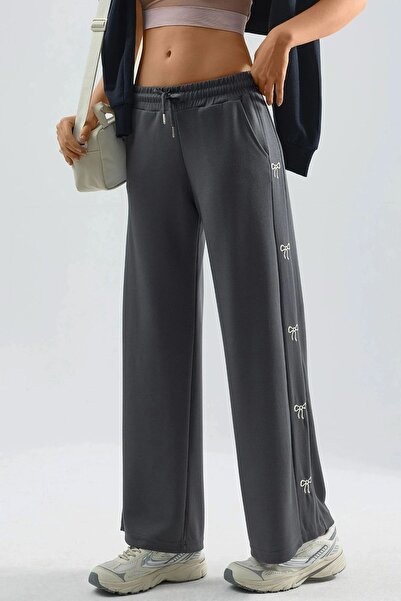 Hiccup Παντελόνι με υφή μοντέρνας τεχνολογίας με λεπτομέρεια φιόγκου, συλλογή...