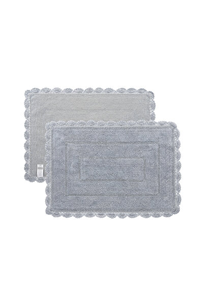 Boutique Blanche dark grey cotton bathmat 60*90 cm