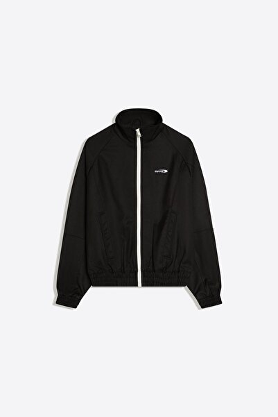 Bershka Baskılı fermuarlı ceket