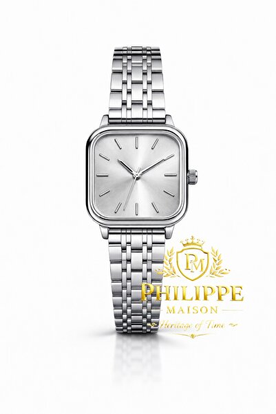 PHİLİPPE MAİSON minimal - Kare Kadın Kol Saati