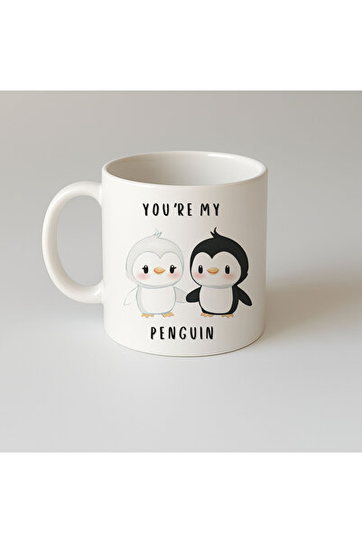 MODA Dear Penguin Penguin Printed Gift Porcelain Mug