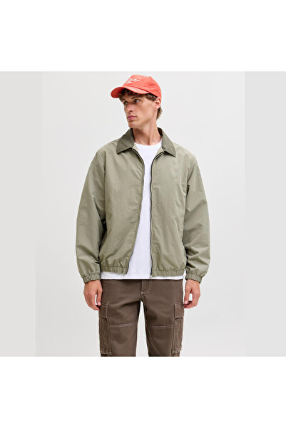 Jack & Jones Baxter Contrast Collar Erkek Yeşil Ceket (12289181-VTR)