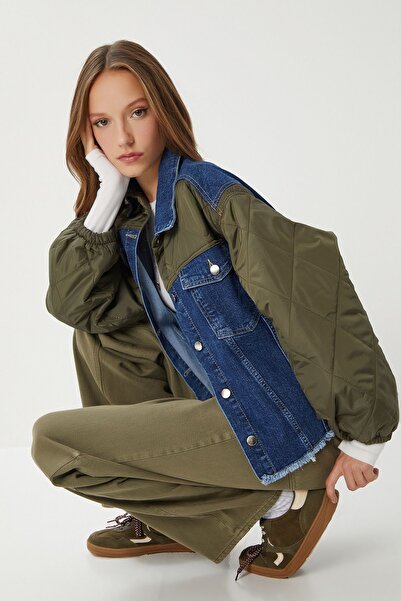 Hiccup ISTANBUL Short denim jacket with buttons