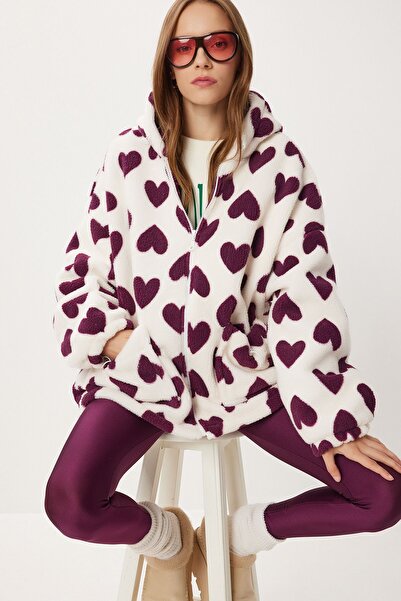 Hiccup ISTANBUL Oversized Plush Hooded Coat