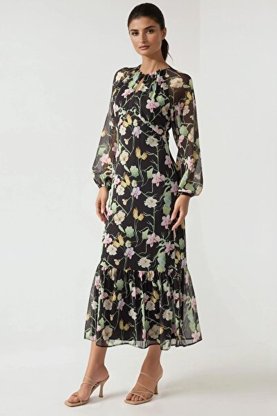 Hiccup Rochie maxi cu imprimeu floral Colecția Pika