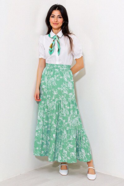 Hiccup Μάξι φούστα με στάμπα BDART με χαλαρή εφαρμογή