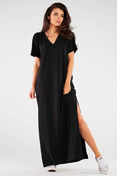Awama Dress M256 - Black - S/M