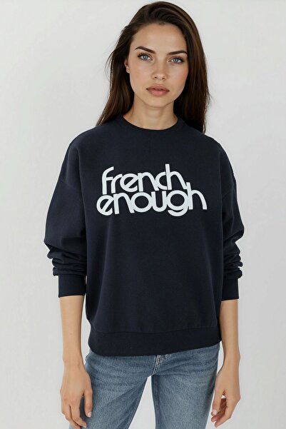 Hiccup Štampano Dukserica sa okruglim izrezom Čupkani materijal