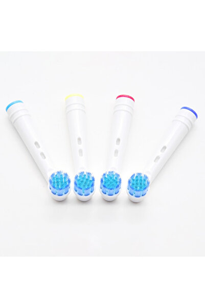 icover Set de 4 rezerve de periuțe de dinți electrice PREMIUM CARE compatibile cu Oral-B, curățare delicată