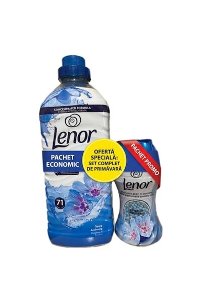 lenor Spring Awakening Fabric Softener and Intense Perfume Pearls