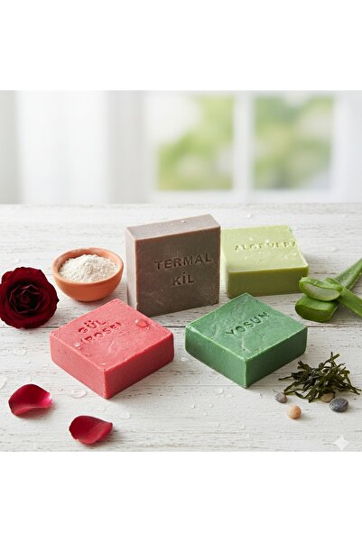 CT STONES Set de 4 săpunuri naturale – Aromaterapie