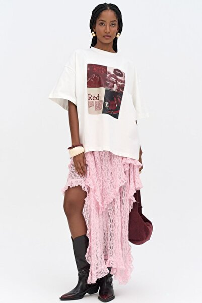 Hiccup MORE STUDIOS Mireya Asymmetric Lace Skirt