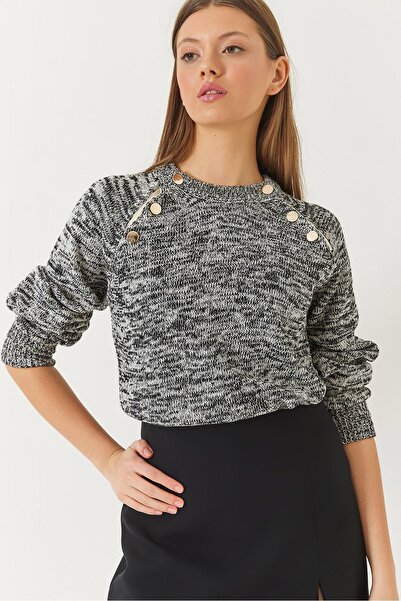 Hiccup Pulover tricotat raglan Bianco Lucci