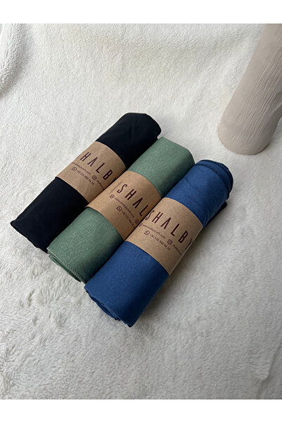 shalby Hijab Combed Cotton Shawl (Set of 3) Jersey Fabric