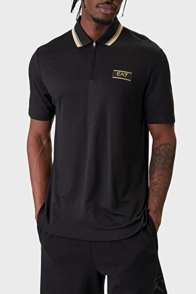 EA7 Logolu Slim Fit Kısa Kollu Polo Erkek POLO 7M001333 AF13739 UC001