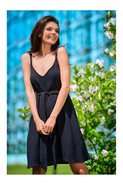 Awama Dress M261 - Black - L/XL