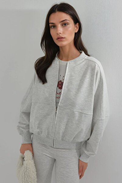 Hiccup Μπουφάν με φερμουάρ BUSEM Άνετο κομμένο σε σχήμα ρούχου