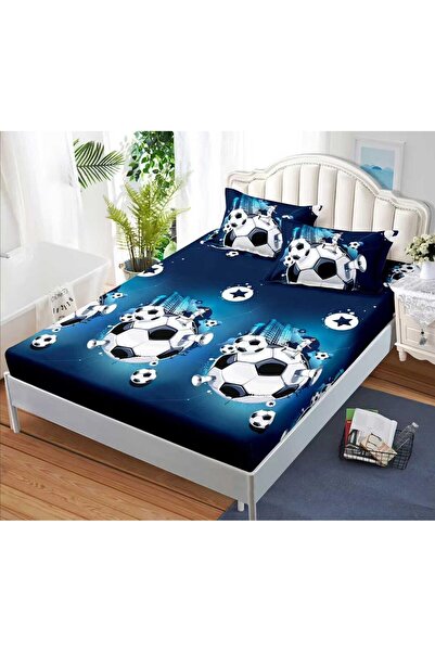 Casa de Vis Fitted sheet with elastic + 2 pillowcases, 160/200, Online, JE-75